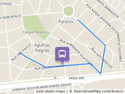 Mapa da parada