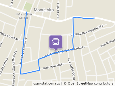 Mapa da parada
