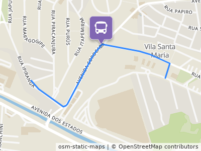 Mapa da parada