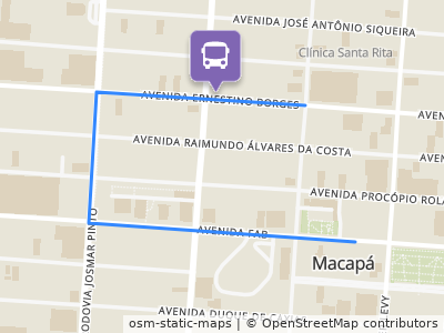 Mapa da parada