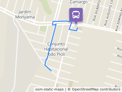 Mapa da parada