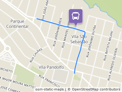 Mapa da parada