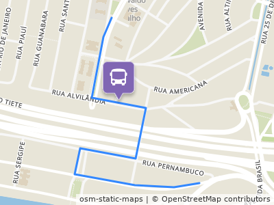 Mapa da parada
