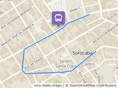 Mapa da parada