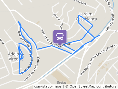 Mapa da parada