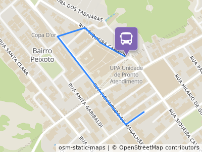 Mapa da parada