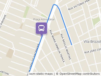 Mapa da parada