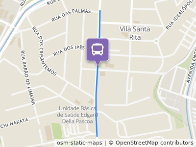 Mapa da parada