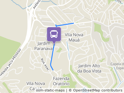 Mapa da parada