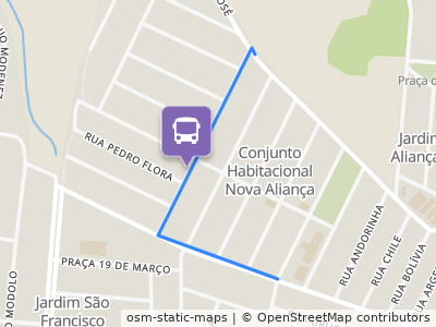 Mapa da parada
