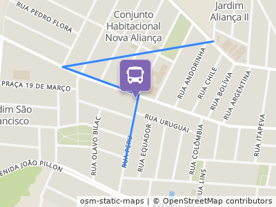 Mapa da parada