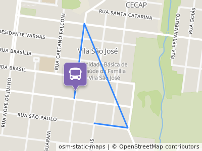 Mapa da parada
