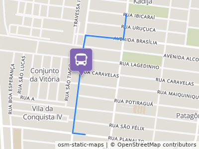 Mapa da parada