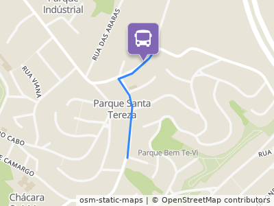 Mapa da parada