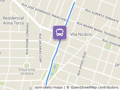 Mapa da parada