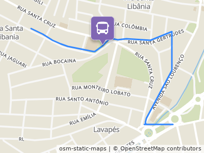 Mapa da parada
