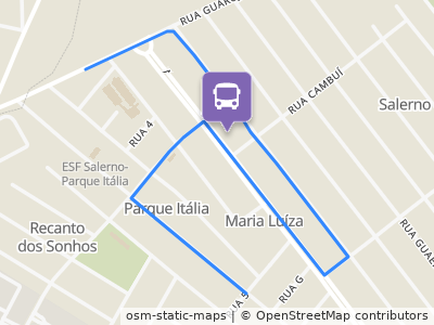 Mapa da parada