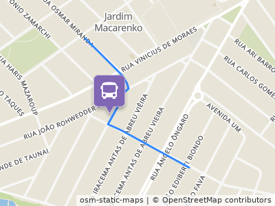 Mapa da parada