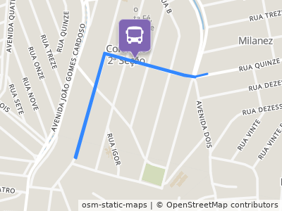 Mapa da parada