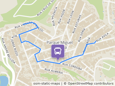 Mapa da parada
