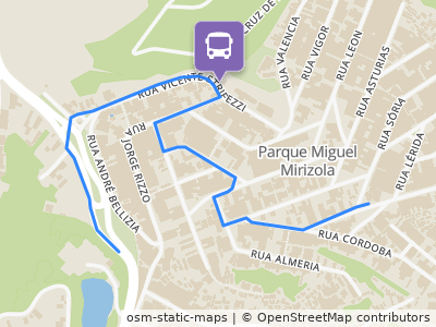 Mapa da parada