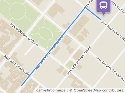 Mapa da parada