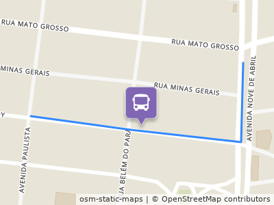 Mapa da parada