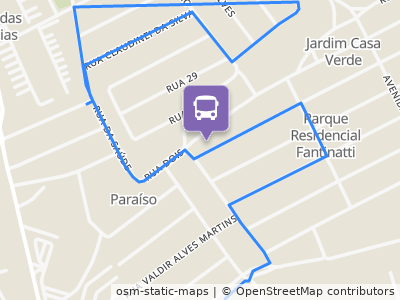 Mapa da parada