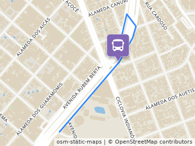 Mapa da parada