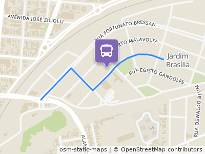 Mapa da parada