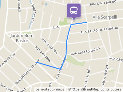 Mapa da parada