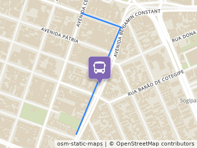 Mapa da parada