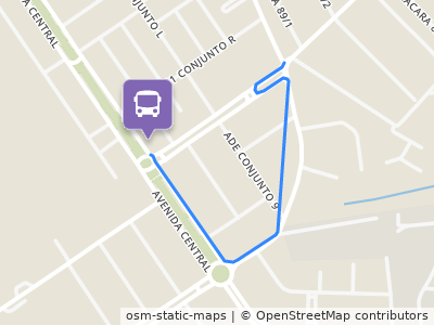 Mapa da parada