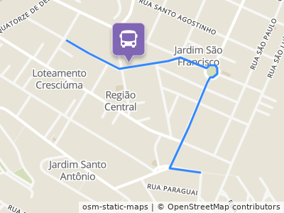 Mapa da parada