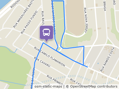 Mapa da parada