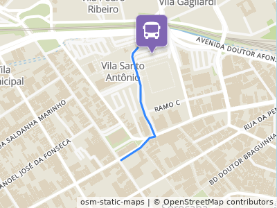 Mapa da parada
