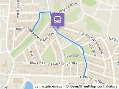 Mapa da parada