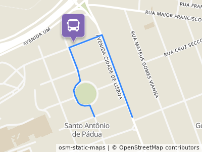 Mapa da parada