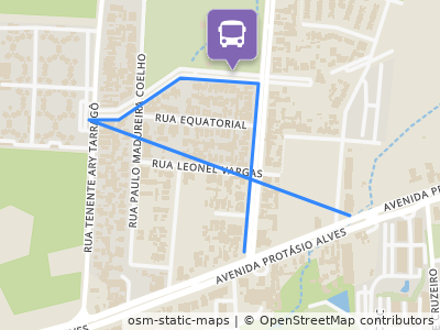 Mapa da parada