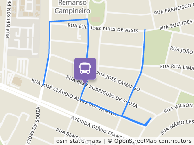 Mapa da parada