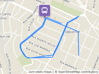 Mapa da parada