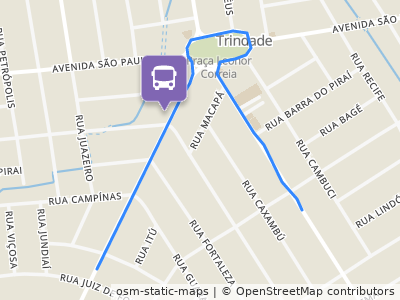 Mapa da parada