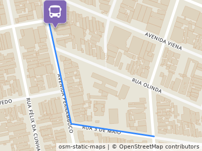 Mapa da parada