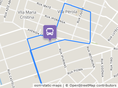 Mapa da parada