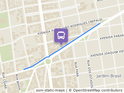 Mapa da parada
