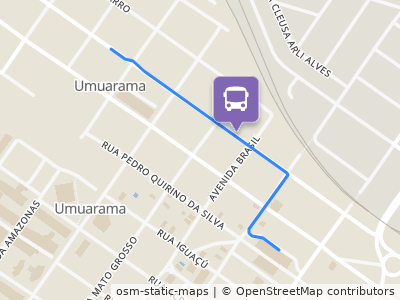 Mapa da parada