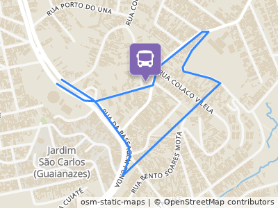Mapa da parada