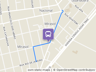 Mapa da parada