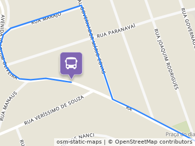 Mapa da parada