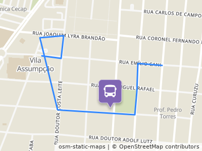 Mapa da parada